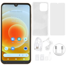 Unlocked Cell Phone Android, 6.1In HD Screen Smartphone With Large Battery, Face Unlocking Feature 4GB RAM 128GB ROM Dual SIM Support System Network
