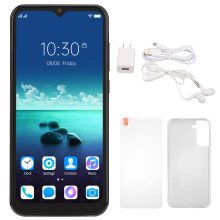 6.53Inch Infinity Display, Unlocked Smartphone with HD Screen, Face Unlocking, Large Battery, Dual SIM, Triple Slot for Two Nano SIM Cards & TF