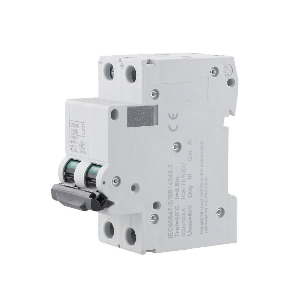 32Amp-2Pole 10Ka 250V Mcb -Dc- Circuit Breaker Suit For Solar Panel Grid 9173940051041