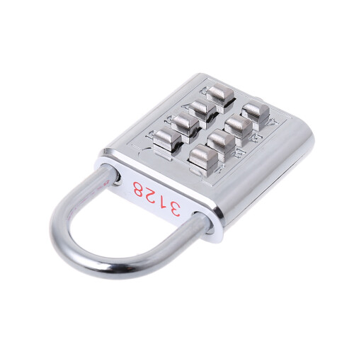 4 Digit Combination Padlock Small Travel Lock for Backpack Gym School Locker 1