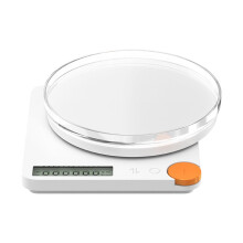 YOBOLK - Organizer e contenitore da cucina in offerta, bilancia digitale per alimenti con misurazione in once/grammi, compatibile con utensili da