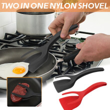 Lmueinov2pc2In1Grip And Flip Spott Tang Pannekake Fisk Fransk Toast Omelettlaging For Hjem Kjøkken Matlagingsverktøy Kjøkkenbesparelser