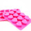 Silikonisform, hjärtformade isbitsformar, rosa 3