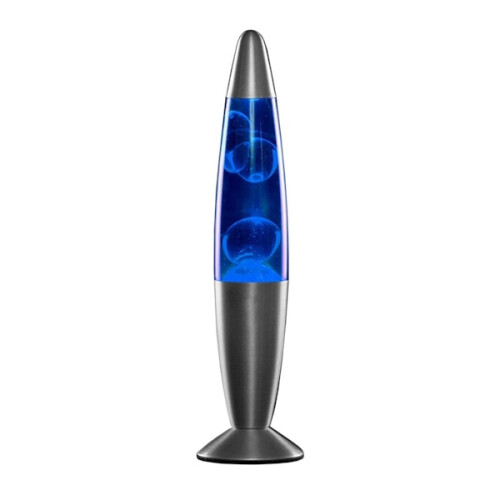 Lampada lava blu: blu classico, accogliente e ipnotico