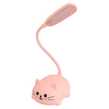 Lámpara de escritorio LED para niños, carga inalámbrica, protección ocular, recargable por USB, compatible con lámparas de juguete de dibujos