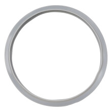 Junta de sellado de silicona de 18 cm para olla a presión doméstica, de goma transparente.