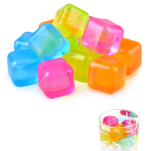 30 cubetti di ghiaccio riutilizzabili per bevande, adatti al whisky, lavabili e che non si sciolgono.