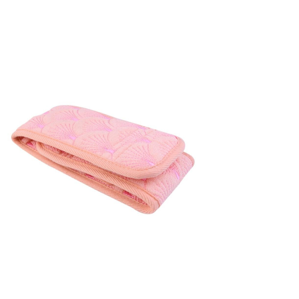 Back Scrubber with Dual Handles for Gentle Exfoliation, Loofah Bath Towel for Shower and Travel