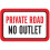 Private Road No Outlet Sign 1