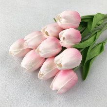 WinysinTulip Kunstbloemen Latex Echt Bruidsboeket Bruiloft Huisdecoratie 20 stuks