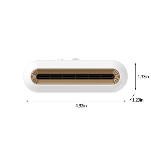 Αποσμητικό ψυγείου ZKCCNUK Mini USB, επαναφορτιζόμενο και φορητό, συμβατό με 1