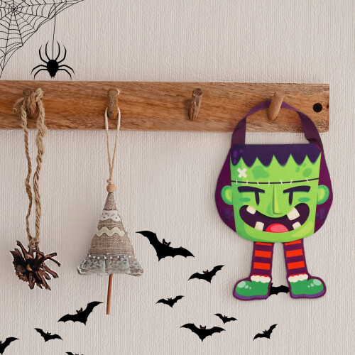 Τσάντες με γλυκά για το Halloween, Συμβατές με διακοσμήσεις πάρτι Halloween, Υφασμάτινες 2