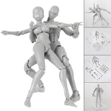 2.0Action Figure Model for SHF Body Kun Doll Pvc Body-chan DX Set [dB} Male And Female
