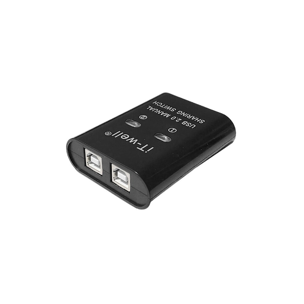 Usb Printer Sharing Device, 2 In 1 Out Printer Sharing Device, 2 Port Manual Kvm Switch Splitter 9448196086896