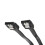 Cabo de dados SATA3.0III SATA3SATAiii6Gb/s de 5x18 polegadas (50 cm) para HDD, disco rígido e SSD - Preto 2