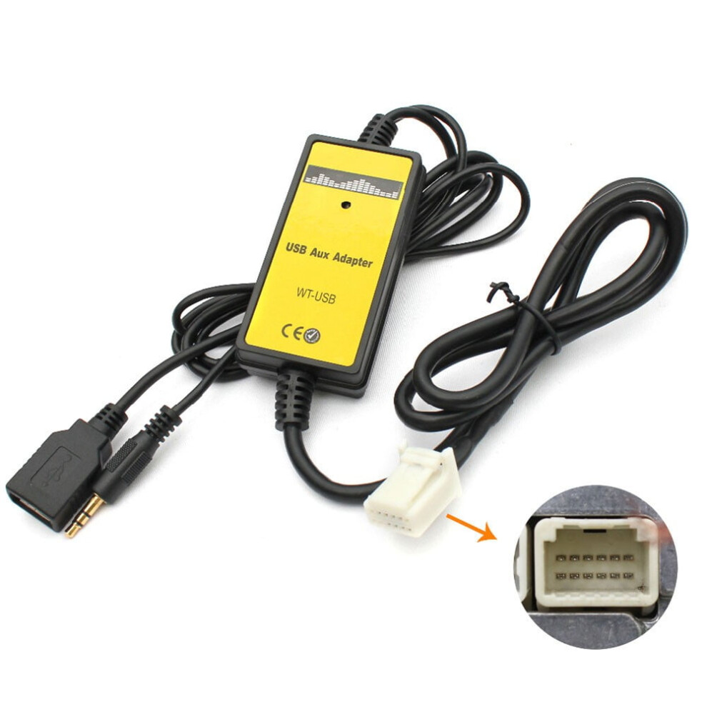 Car Audio Mp3 Usb Interf Aux Adapter For Toyota For Corolla For Camry 9448196086377