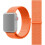 Compatível com Apple Watch de 42 mm/44 mm. Pulseira de nylon laranja. 1