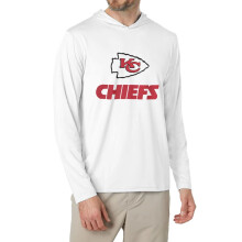 KC_Chiefss Men's Hooded Long-Sleeved T-shirt Sports Football Team Logo Life Leisure And Sports For Baseball Fans Gifts