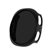 Displayschutzfolie kompatibel mit Samsung Watch8: Stoßfeste PC-Hülle mit Blickschutz, perfekte Passform, Schwarz M