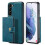 Capa prática com porta-cartões - compatível com Samsung Galaxy S23 Plus Marrom 3