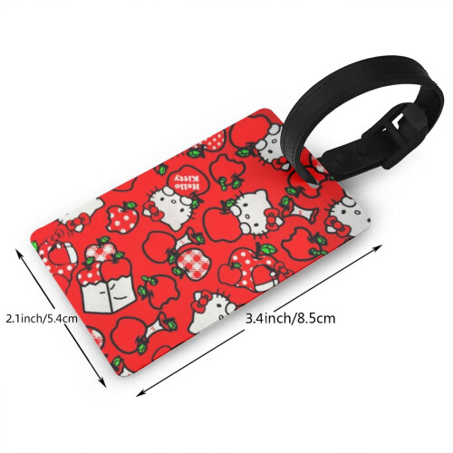Ετικέτες αποσκευών Hello Kitty, ετικέτες αναγνώρισης ονόματος βαλίτσας για σακίδια 1