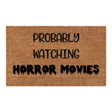 Fall Door Mat Outdoor, Welcome Mat for Front Door Entryway, Halloween Doormat with Non-Slip PVC Backing, 23.6'' x 15.7'' Coir Rug