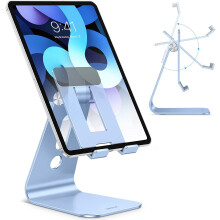 Verstelbare tabletstandaard voor op het bureau, verbeterde langere armen voor meer stabiliteit, T2-compatibel met iPad-standaardhouder met holle