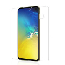 Compatibil cu Samsung Galaxy S10 - Protector de ecran față și spate (HuTech) transparent/translucid