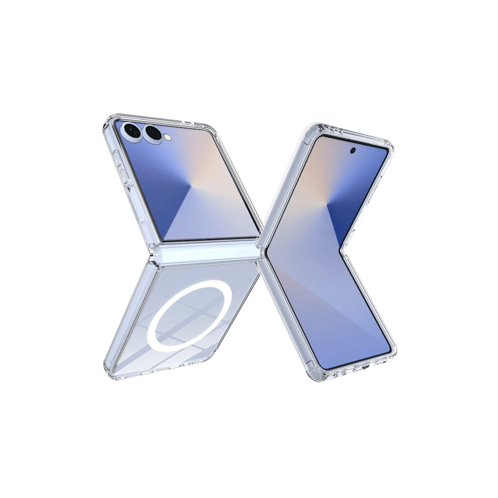Compatible With Samsung Galaxy Z Flip 7 Cover Magsafe Hybrid Transparent 9340258050275