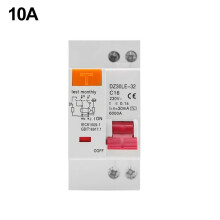 Disjoncteur 1P+N Dz30l AC230V Protection contre les fuites de courant