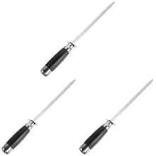 3pcs Stainless Steel Cutter Sharpening Rod Kitchen Cutting Tool Sharpener Cutter Sharpening Stick