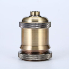 Industrielle Lampenfassung, Vintage, Retro, Edison E27, Bronze