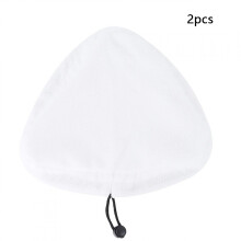 Balai à franges en microfibre ZPSHYD, 2 lingettes de rechange en coton éponge lavables, style triangulaire, pour balai vapeur.