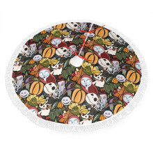 Jupe de sapin de Noël « L'Étrange Noël de Monsieur Jack » pour décoration de Noël, grand format, 91 cm (36 pouces)
