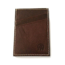 Porte-cartes vertical fin - Différentes couleurs Marron foncé