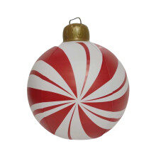 Christmas Balls Ornaments 60cm Inflatable PVC Candy Decor, Clearance for Party & Holiday Decoration