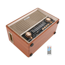 Dekoratívne rádio v retro štýle, multifunkčný hudobný prehrávač, Bluetooth reproduktor