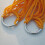 Orange Nylon Mesh Hammock for Outdoor Camping 7