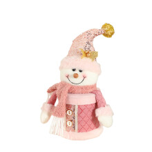 Sachet à bonbons de Noël compatible avec bocal à pommes, pochette cadeau Père Noël et bonhomme de neige pour décoration de fête de Noël - 35