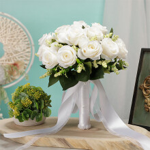 Décorations de Noël FloHua pour intérieur et extérieur - Bouquets de mariée, accessoires de photographie de mariage, fleurs de mariage