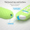 Θήκη σιλικόνης για τηλεχειριστήριο για Google TV Streamer4K2024, συμβατή με GY3LE, φωσφοριζέ 4