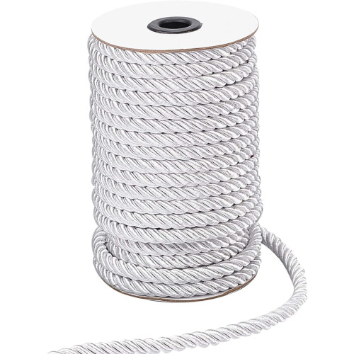 8mm20Yards3Πλεγμένο Νήμα από Διακοσμητικό Στριφτό Νάιλον Νήμα από Λαμπερό Νήμα
