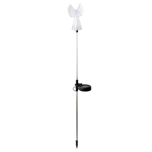 Pompotops2Pcs Εξωτερικό Ηλιακό Φως Άγγελου Πολύχρωμο LED Αδιάβροχο Διακοσμητικό Φως 2