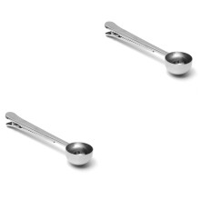 Lot de 2 cuillères doseuses à café en acier inoxydable, cuillères à café doseuses pour la cuisine, cuillères à soupe doseuses