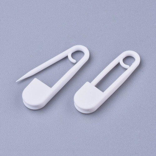50Πλαστικές Παραμάνες Ασφαλείας25x7x2.5mm2Ροζ 2