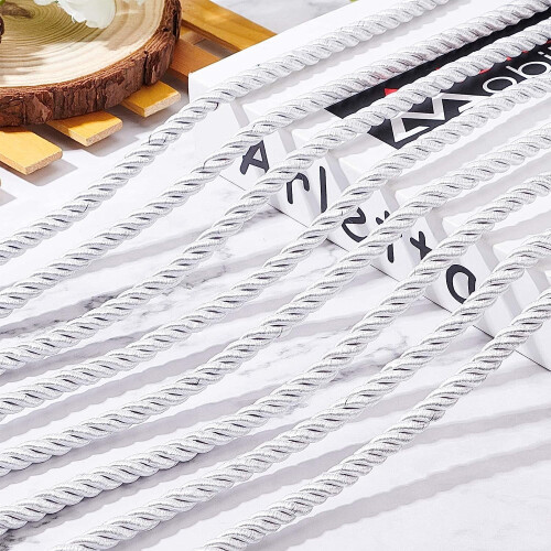 8mm20Yards3Πλεγμένο Νήμα από Διακοσμητικό Στριφτό Νάιλον Νήμα από Λαμπερό Νήμα 1