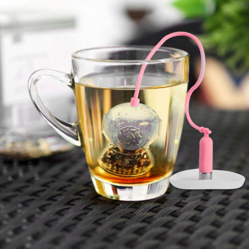 Dekaim Tea Infuser, Καινοτόμο φίλτρο σιλικόνης Diver για παρασκευή τσαγιού στο σπίτι (Rose) 2