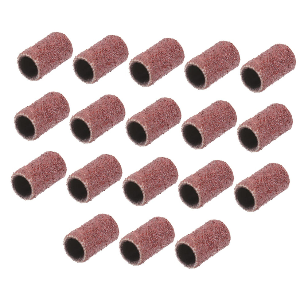 300pcs Nail Drill Sanding Bands Set 80 120 180 Grit for Manicure Pedicure Acrylic Gel Nails