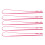 Flexible Easy Threader for Drawstring Replacement, Drawstring Replacement Tools with Two Eyes Design High Quality Smooth Plastic Lightweight and 4