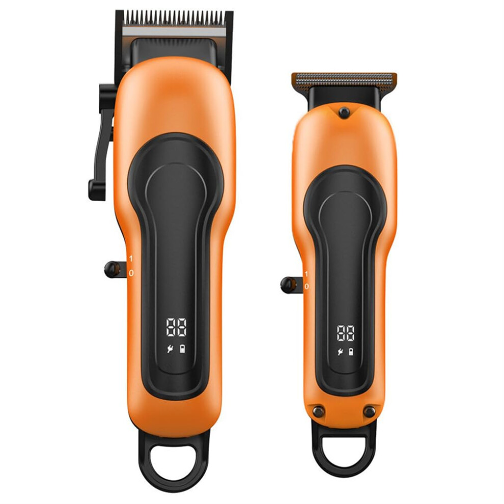 Cordless Hair Clippers for Men, Professional Trimmer Kit with LED Display, 6800 RPM, TypeC Charging